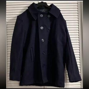 NEW Rothco Mens USN Navy Military Navy Blue Peacoat